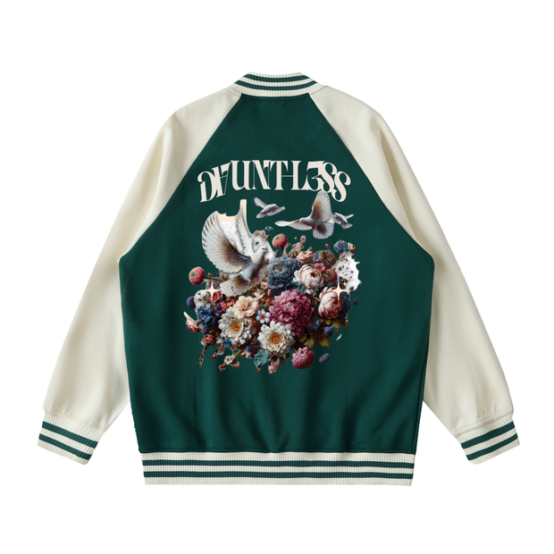Dauntless- Tone Raglan Sleeve Varsity Jacket