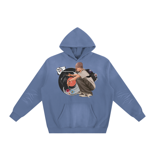 All About Music - Sunfade Fleeced Hoodie