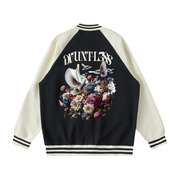 Dauntless- Tone Raglan Sleeve Varsity Jacket