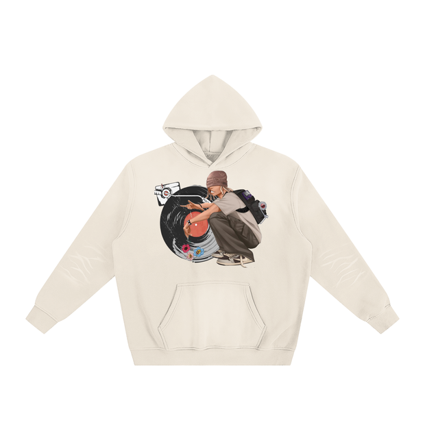 All About Music - Sunfade Fleeced Hoodie