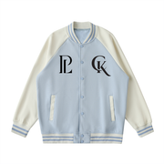 Two Tone Raglan Sleeve Varsity Jacket