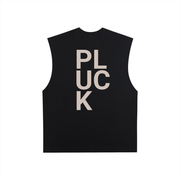 Raw Edge Cotton Tank Top