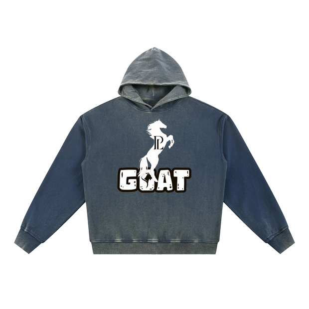 Goat - Vintage Washed Gradient Fleece Hoodie