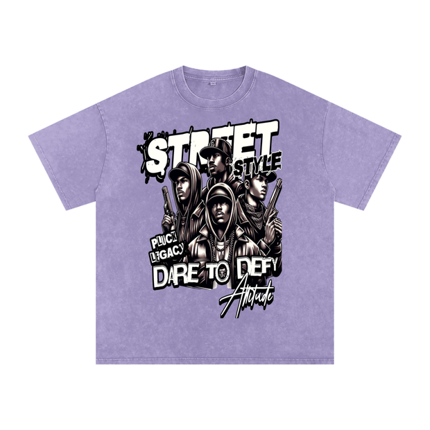 Acid Wash Oversize T-Shirt - 250 GSM