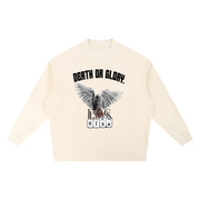 Knitted Round Neck Oversize Sweatshirt