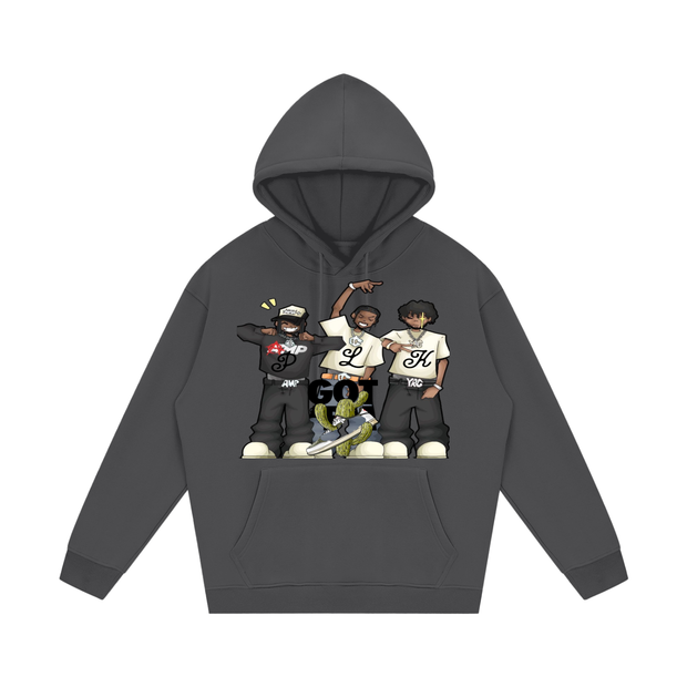 Streetwear Unisex Fleece Hoodie