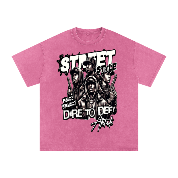 Acid Wash Oversize T-Shirt - 250 GSM