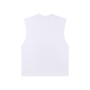 Theorist - Raw Edge Cotton Tank Top