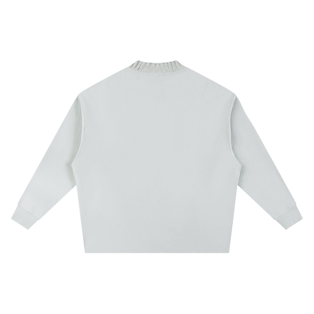 Knitted Round Neck Oversize Sweatshirt