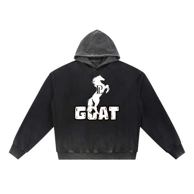 Goat - Vintage Washed Gradient Fleece Hoodie