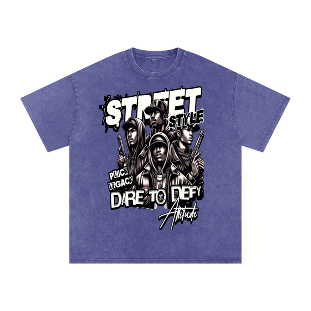 Acid Wash Oversize T-Shirt - 250 GSM