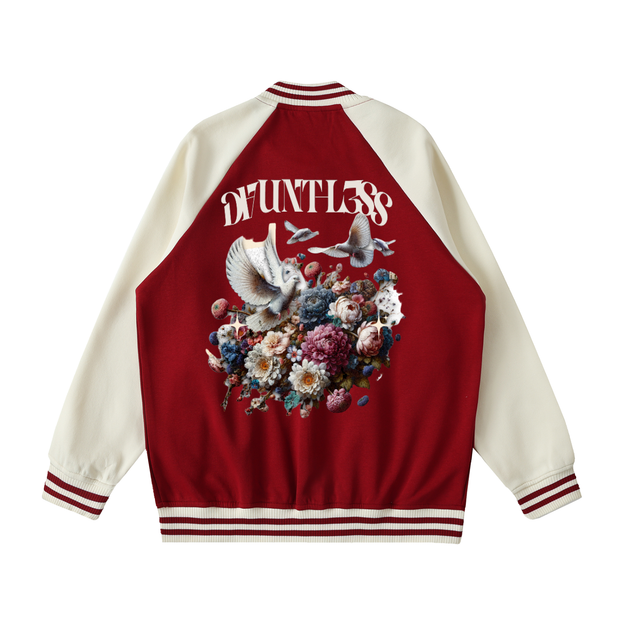 Dauntless- Tone Raglan Sleeve Varsity Jacket