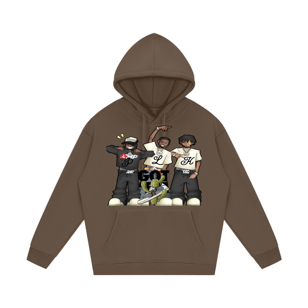 Streetwear Unisex Fleece Hoodie